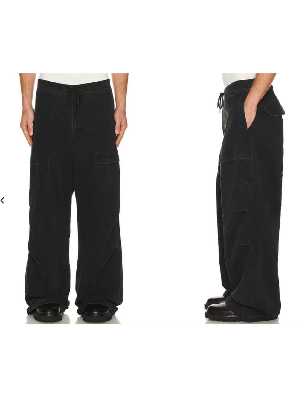 Entire Studios Barren Cargo Pants Size Small Black NWT $295msrp